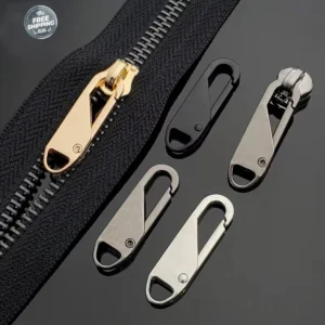 5PCS Universal Metal Zipper Puller Replacement Slider Bags, Luggage Sewing